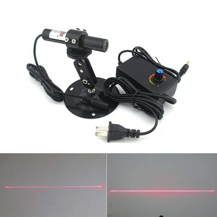 658nm 100mW Uniform Red Line Laser Powell Lens Laser Module for Visual Detection